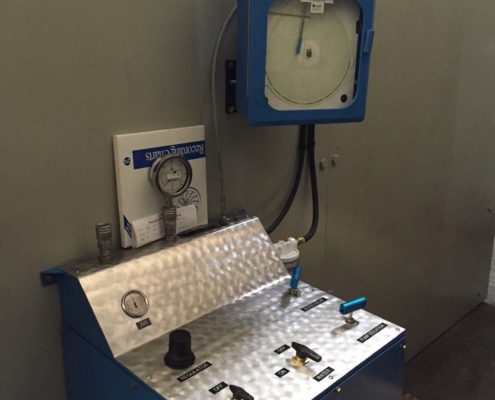 Riverstone Waterjets Pressure isolated test system with electric prefill 20K rated